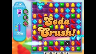 Candy Crush Soda Saga Level 1814 (3 stars, NO boosters)