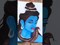 Mahadev Snake Painting 🐍🔱 | Divine Art Reveal 😍🎨🔥 #shorts