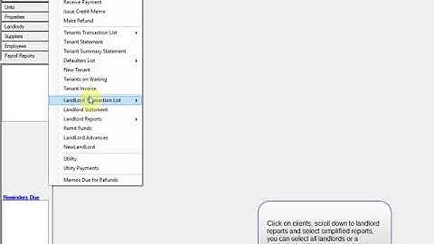 MamboSoftware Property management video Client Landlords report simplified statement