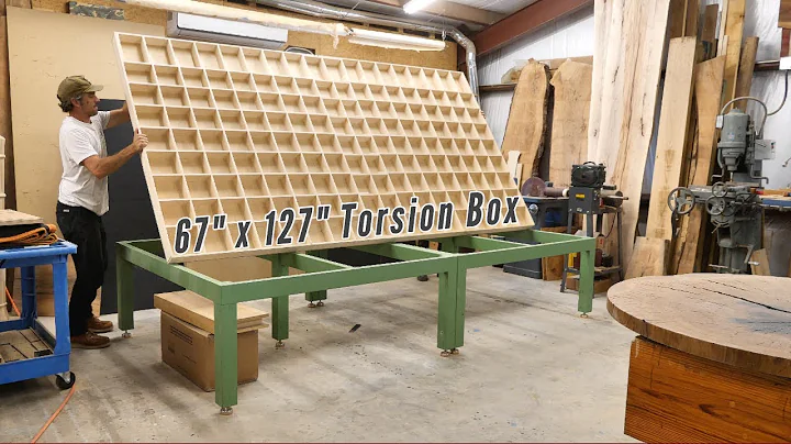 Building A Large Workbench That's Perfectly Flat // Ultimate Veneer Pressing Setup