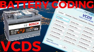Audi/VW Battery Coding using VCDS [UDS Protocol]