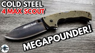 Cold Steel 4 MAX Scout Folding Knife - Overview and Review