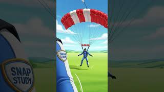 Why Does a Parachute Fall Slowly? 🪂🌬️