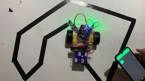 Robot Line Follower Berbasis Internet of Things (IOT) Menggunakan Aplikasi Blink (Kelompok 1&2)