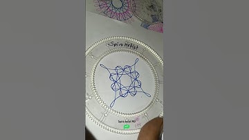 So satisfying asmr spirograph drawing ❣️. #shorts #ytshorts #spirograph #satisfying #drawing #asmr