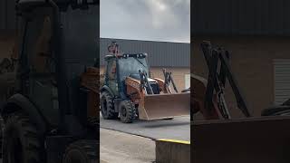 When you pick up your daughter from school on the backhoe
