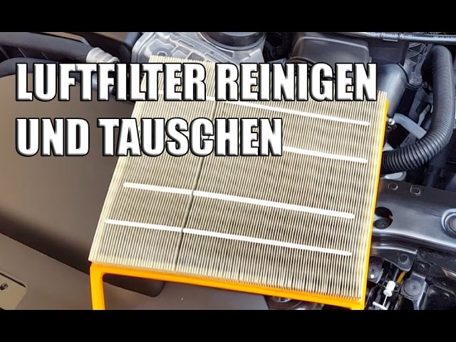 Luftfilter wechseln - so geht's beim Auto