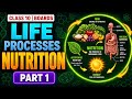 Class 10 Biology Chapter 1 Life Processes: Nutrition Part 1 | Full Chapter Basics in Oneshot