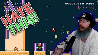 I HATE THIS! | Super Mario Maker 2 Super Expert No Skip with Oshikorosu! [135]