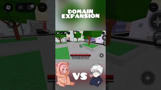 domain expansion🤓 #roblox #gojo #jjs #sukuna