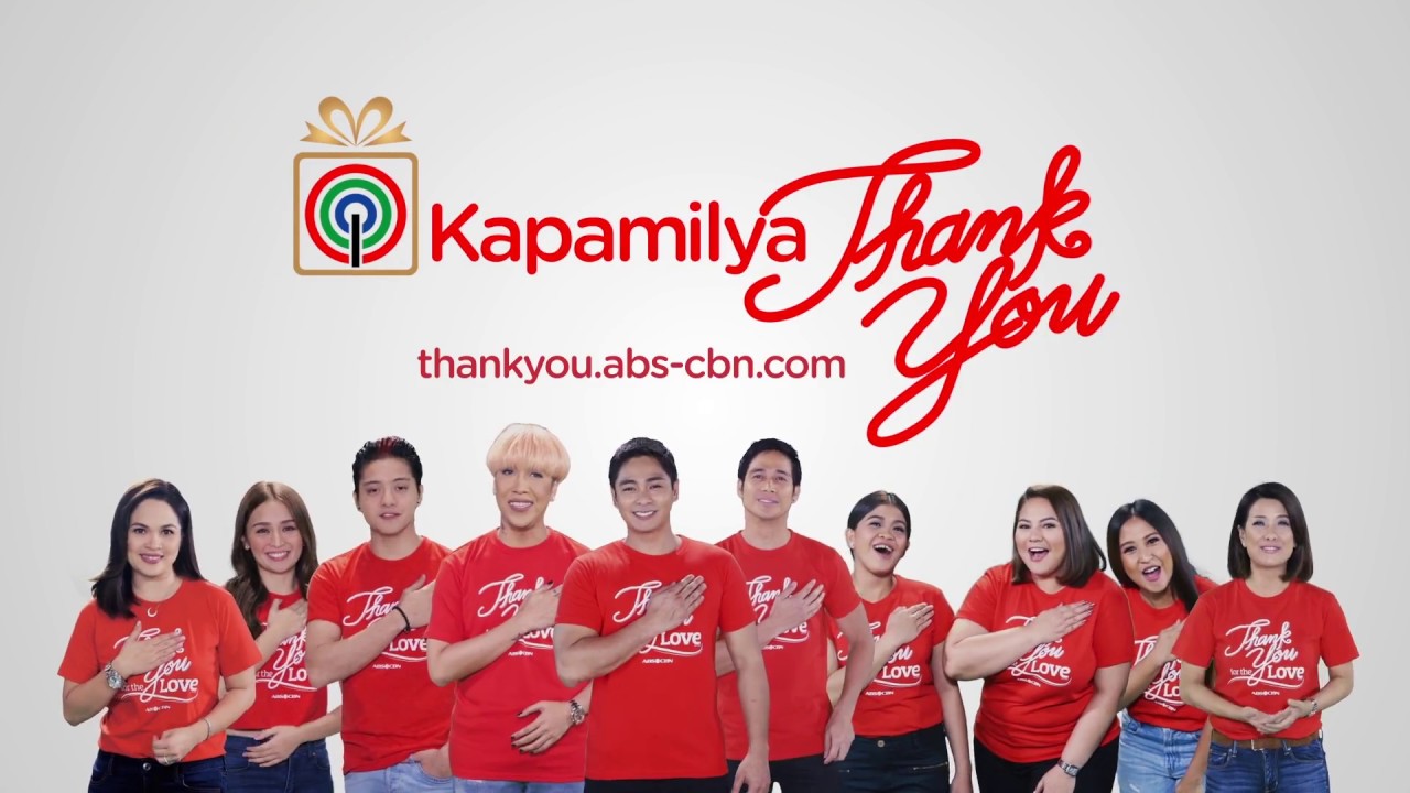 Introducing Kapamilya Thank You!