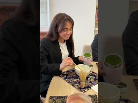 Vidéo : Cérémonie du thé comme au Japon 🇯🇵🍵