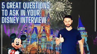 5 GREAT Questions to Ask in Your Job Interview With Disney!