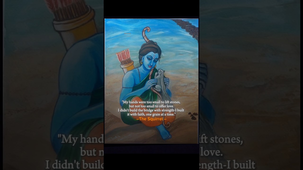 "One Grain at a Time" | The Squirrel's Faithful Devotion in Ramayana | Ramayana Shorts 