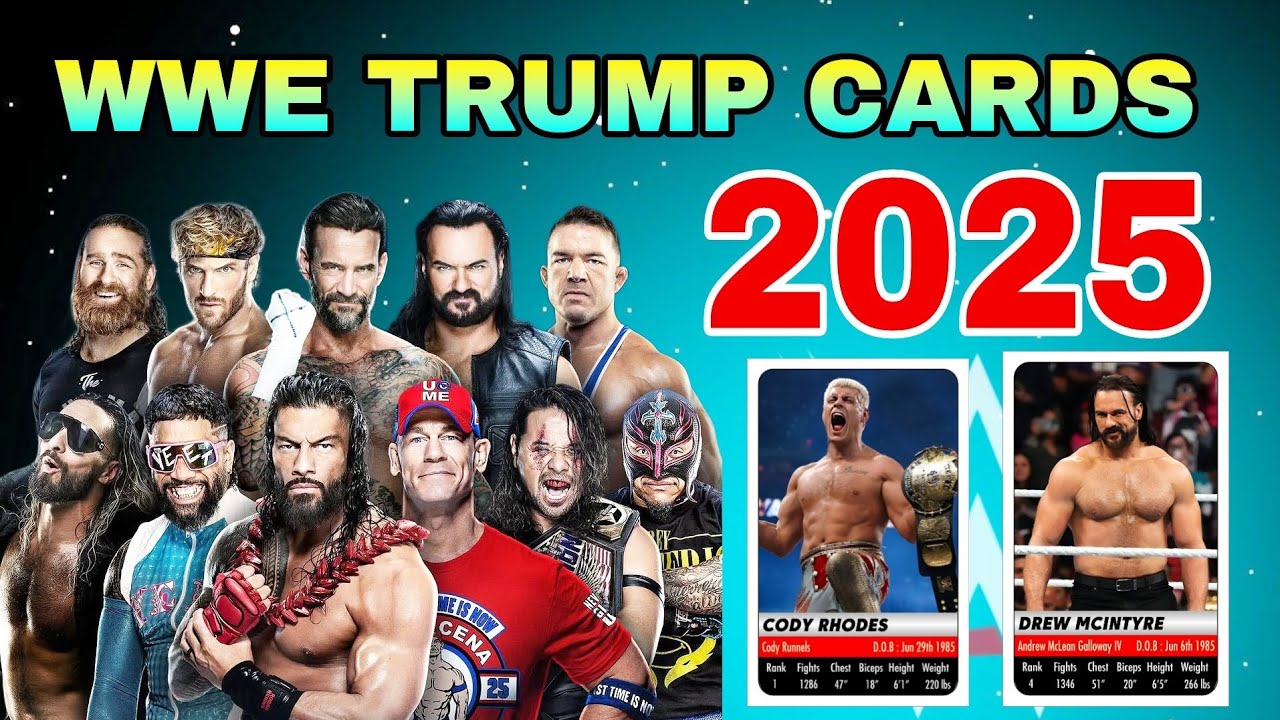 WWE TRUMP CARDS 2025