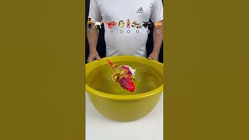 TRY TO GUESS HOW MANY TISSUE PAPER IT TOOKS! #satisfying #asmr #experiment #water