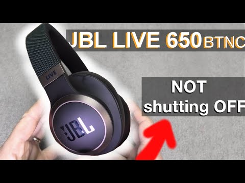 JBL LIVE650btnc not powering off (How to fix)