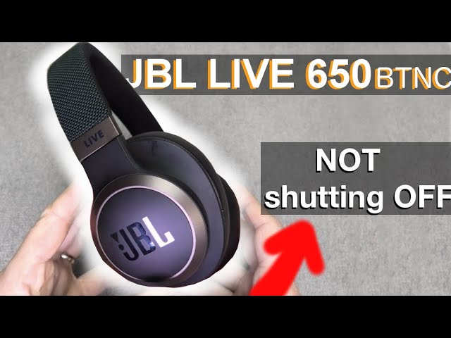 cowboy kaptajn Skorpe JBL LIVE650btnc not powering off (How to fix) - YouTube