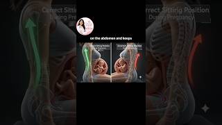 Correct vs Wrong Sitting Position During Pregnancy 🤰 #Best Sitting Posture for Pregnant Women