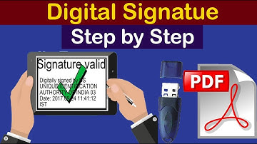 how to sign digital signature on pdf or documents | how to create digital signature in pdf