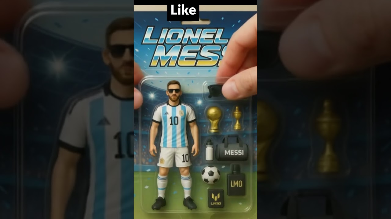 ⚽🧍‍♂️ Lionel Messi as an Action Figure Toy | Epic AI-Generated Collectible Reveal 🔥