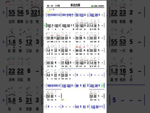 來去台東 -G調伴奏 - 適Android安卓