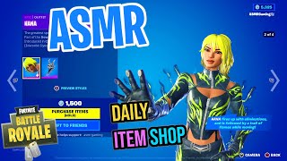ASMR Fortnite NEW Hana Skin! Daily Item Shop 🎮🎧 Relaxing Whispering 😴💤 screenshot 5