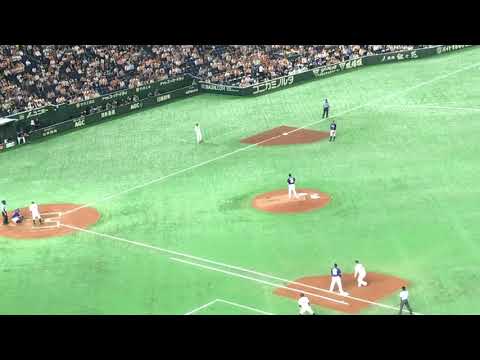 若林晃弘 左中間破る二塁打【読売ジャイアンツ対中日ドラゴンズ2019.7.3】