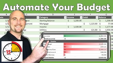 Excel Budget Template | Automate your budget in 15 minutes