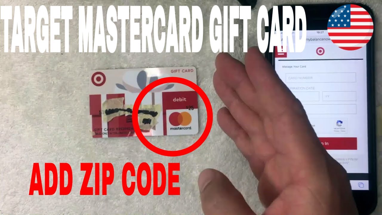 How To Add Zip Code To Target Mastercard Gift Card 🔴 YouTube