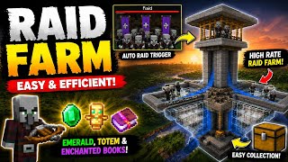 Easy &amp;Efficient Raid Farm in Minecraft tamil |#minecraft #madara_mc #bedrock #minecraftpe 