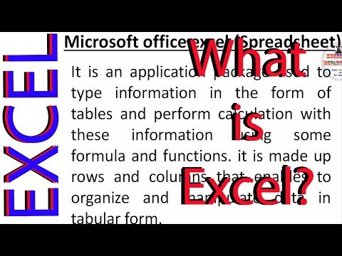 What is Ms Excel & Its features? by Kshedang [Nepali]
