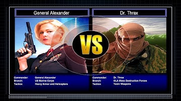 C&C General The End of Days Mod General Alexander VS Dr.Thrax Hard Mode #1