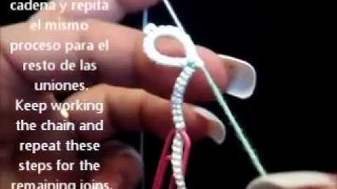 Frivolite-tatting lesson 88 - picot en hilo base - clip join