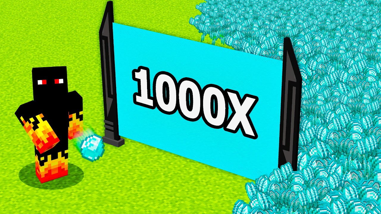 Я Построил АЛМАЗНЫЙ МНОЖИТЕЛЬ Завод в Майнкрафте  💎