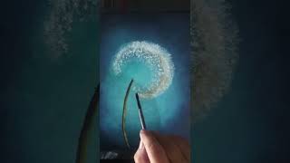 Capturing the beauty of a dandelion: Time-lapse oil painting #oilpainting  #dandelions