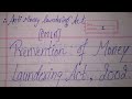 11  prevention of money laundering act2002  an introduction part1  pmla