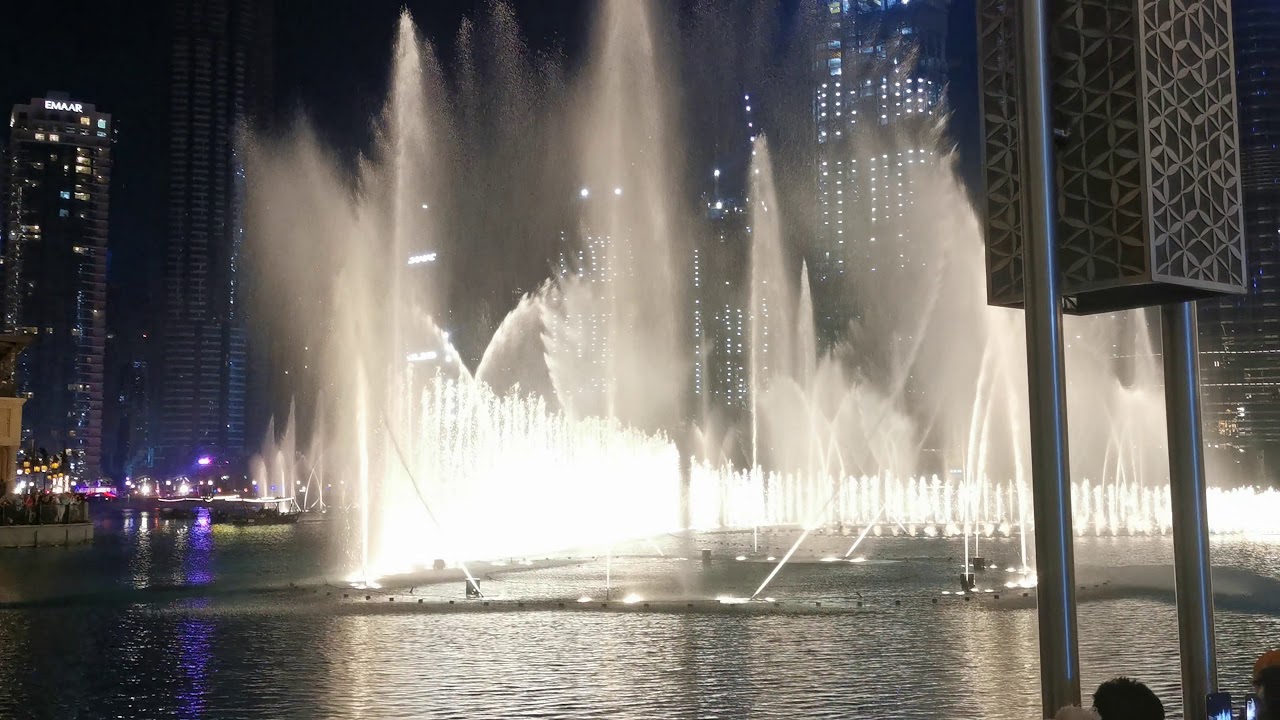 Dubai Mall Fountain Show YouTube
