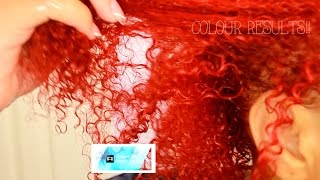 Natural Hair | How I Dye My Hair Red (Without Pre-Bleach) | Tutorial | L&#39;Oreal HiColor in Magenta