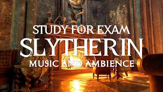 Study for Exams in the Slytherin Common Room | Hogwarts Ambience &amp; Relaxing Music