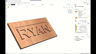 Stepped Inlay Toolpath in VCarve Pro | Push-In Letter Inlays