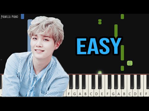 BTS SUGA - Seesaw | Piano Tutorial (EASY) by Pianella Piano