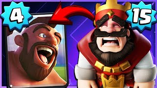 Maxed Player RESETS to LEVEL 4 Hog Rider in Clash Royale