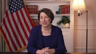 Congratulations on 20 Years from Senator Klobuchar