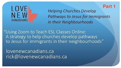 Using Zoom for Online ESL Classes (Part 1)