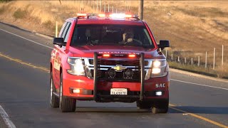 Sacramento Metro Fire District Battalion Chief 14 Responding Code 3