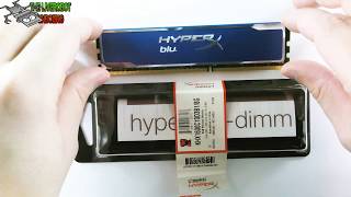 UnBOXing SHOW - Распаковка Оперативная Память DDR3 Kingston Technology HyperX KHX1600C10D3B1 8GB Blu