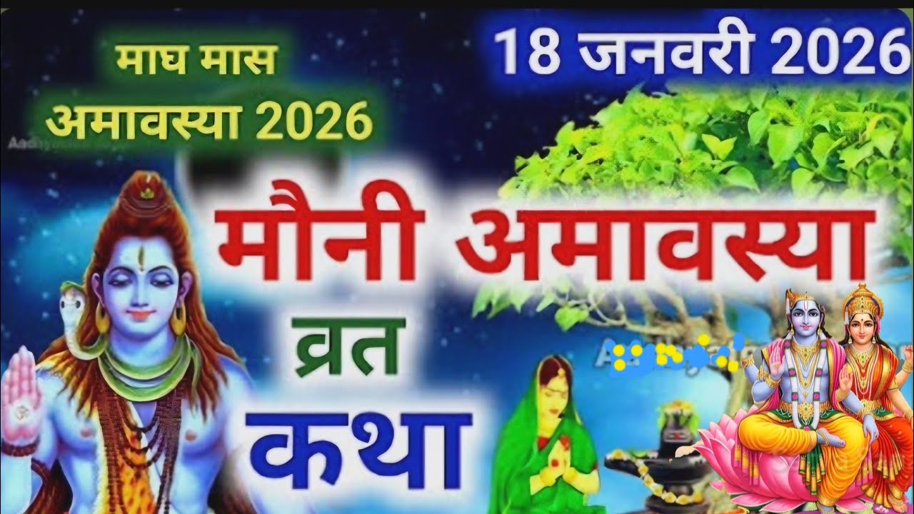Mauni Amavasya Vrat Katha 2026| Mauni Amavasya Ki Kahani Amavasya ki katha । अमावस्या की कहानी