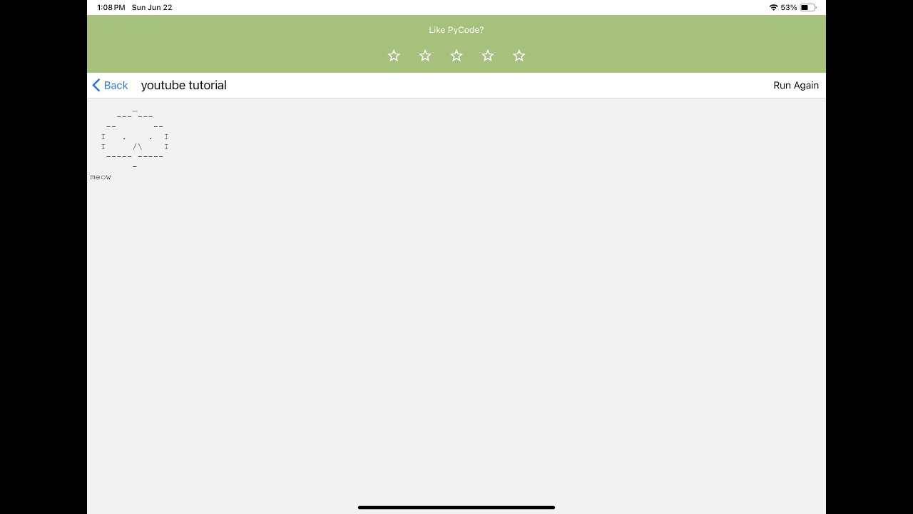 How to make a cat in python code - YouTube