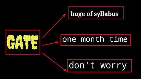 how to prepare GATE without any coaching||30 days to crack GATE||PreviousGATE questions#VIJAYBHARGAV